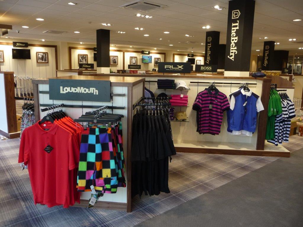 Classic shopfitting at The Belfry in Staffordshire, England